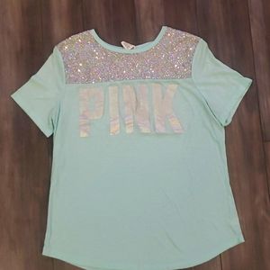 PINK short sleeved top